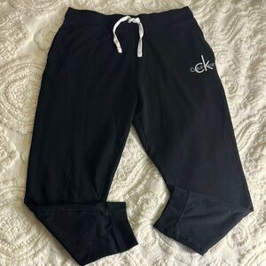 Calvin Klein Black jogger Sweatpants sleepwear XL